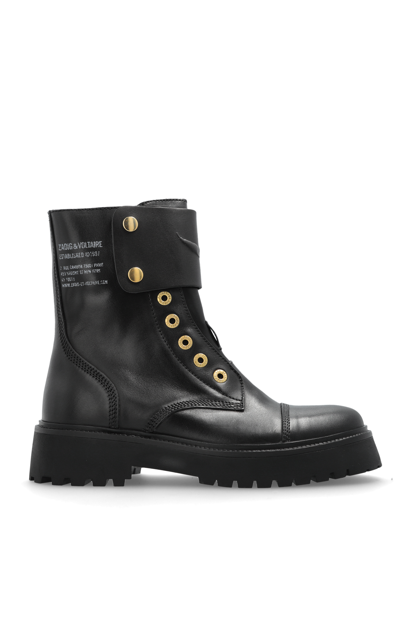 Zadig & Voltaire Leather ankle boots 'Joe Fast' | Women's | Vitkac